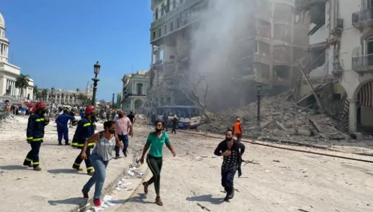 Explosion at hotel in Havana