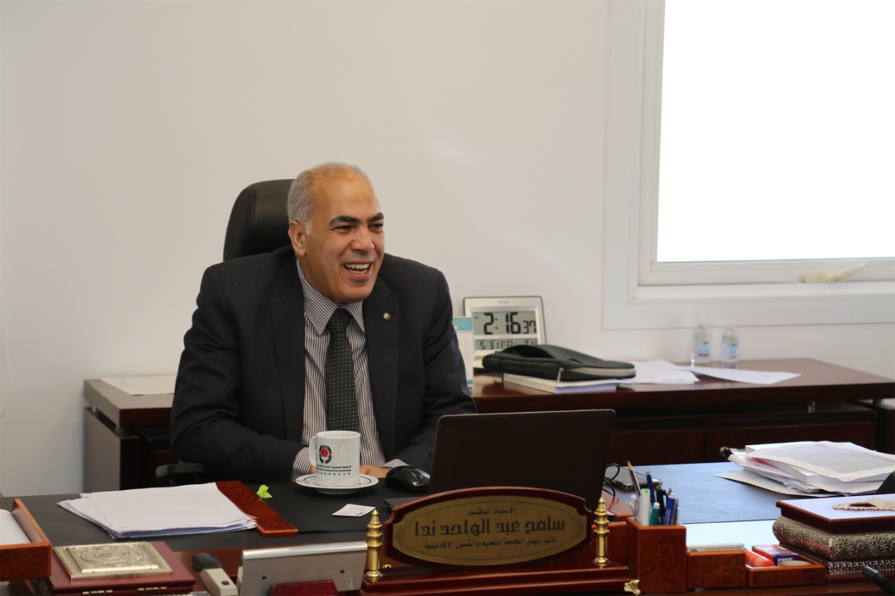 الدكتور سامح ندا نائب رئيس الجامعة المصرية اليابانية
