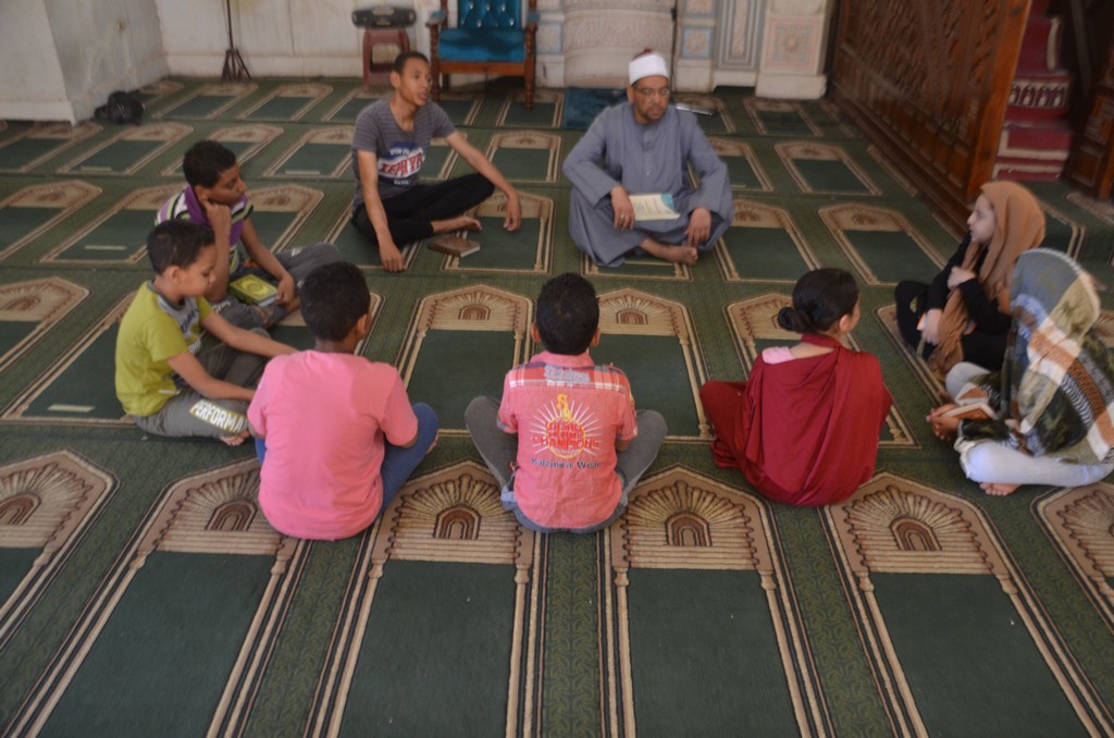 أطفال الأقصر خلال البرامج الصيفية بالمساجد