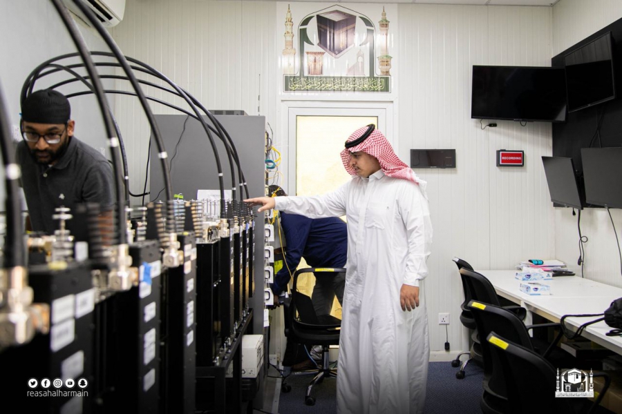 استعدادت لخطبة عرفات استعدادت لخطبة عرفات