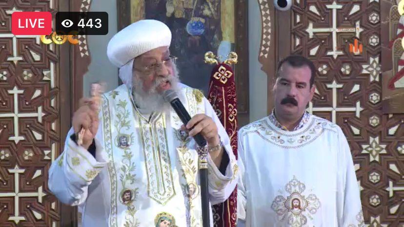 البابا تواضروس الثانى يترأس قداس عيد دخول العائلة المقدسة مصر فى كنيسة السيدة العذراء مريم بكفر الشيخ