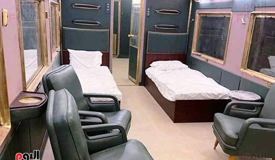 قطار الملك فاروق بعد تطويره من الداخل (7)