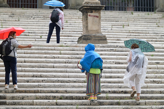 الأمطار فى روما