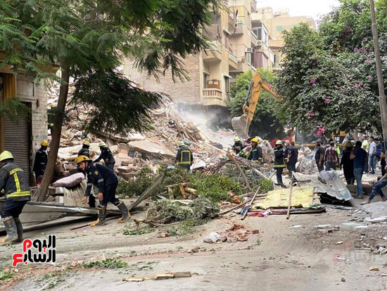 انهيار عقار بالوايلى (15)