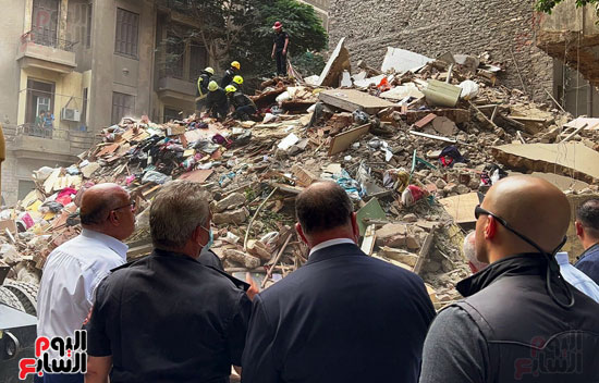 انهيار عقار بالوايلى (16)