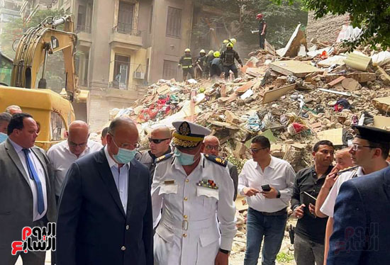 انهيار عقار بالوايلى (3)