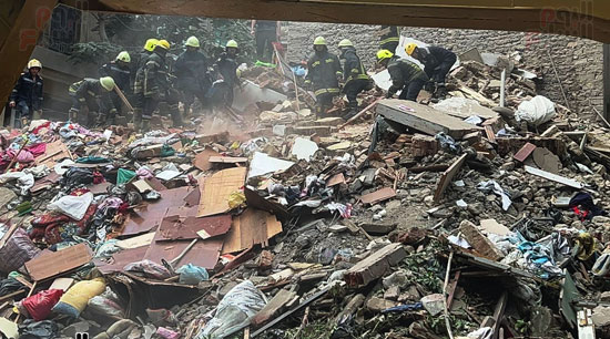 انهيار عقار بالوايلى (20)