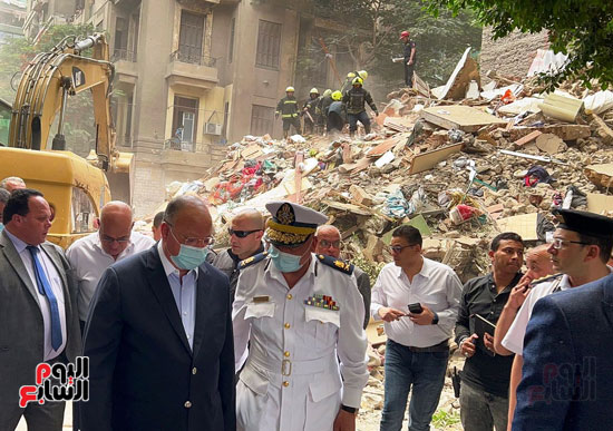 انهيار عقار بالوايلى (18)