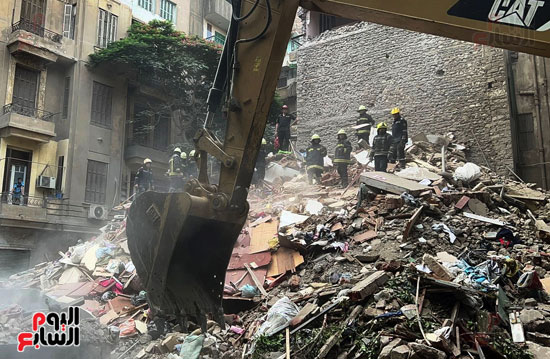 انهيار عقار بالوايلى (19)