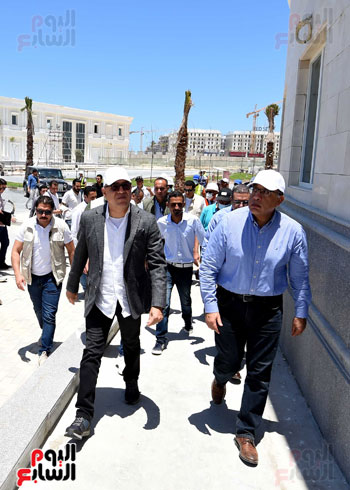 رئيس الوزراء يتفقد مدينة الثقافة والفنون بالعلمين الجديدة  (1)