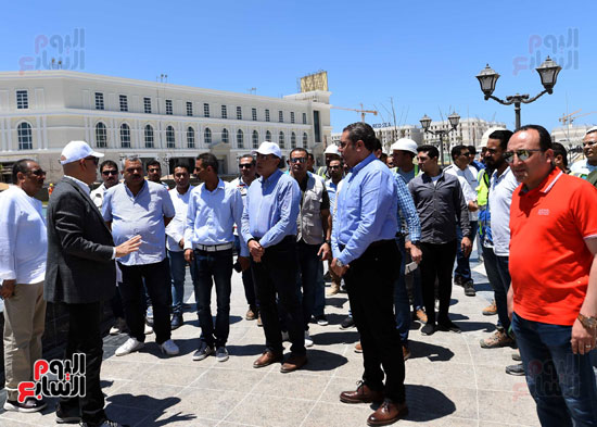 رئيس الوزراء يتفقد مدينة الثقافة والفنون بالعلمين الجديدة  (29)