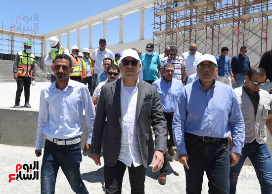 رئيس الوزراء يتفقد مدينة الثقافة والفنون بالعلمين الجديدة  (10)