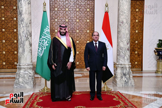 الرئيس السيسى -  الأمير محمد بن سلمان بن عبد العزيز (2)