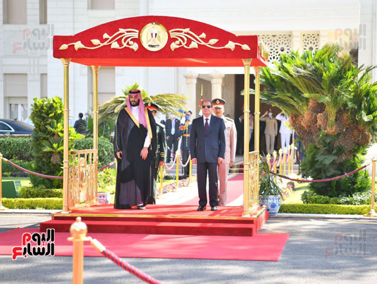 الرئيس السيسى -  الأمير محمد بن سلمان بن عبد العزيز (3)