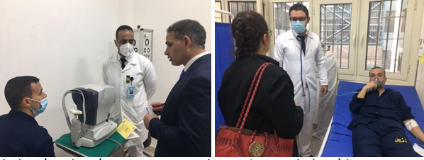 زيارة وفد المجلس القومي لحقوق الإنسان (2)