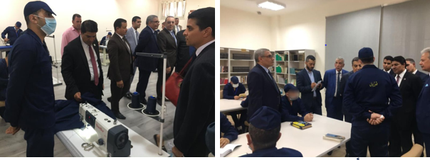 زيارة وفد المجلس القومي لحقوق الإنسان (1)