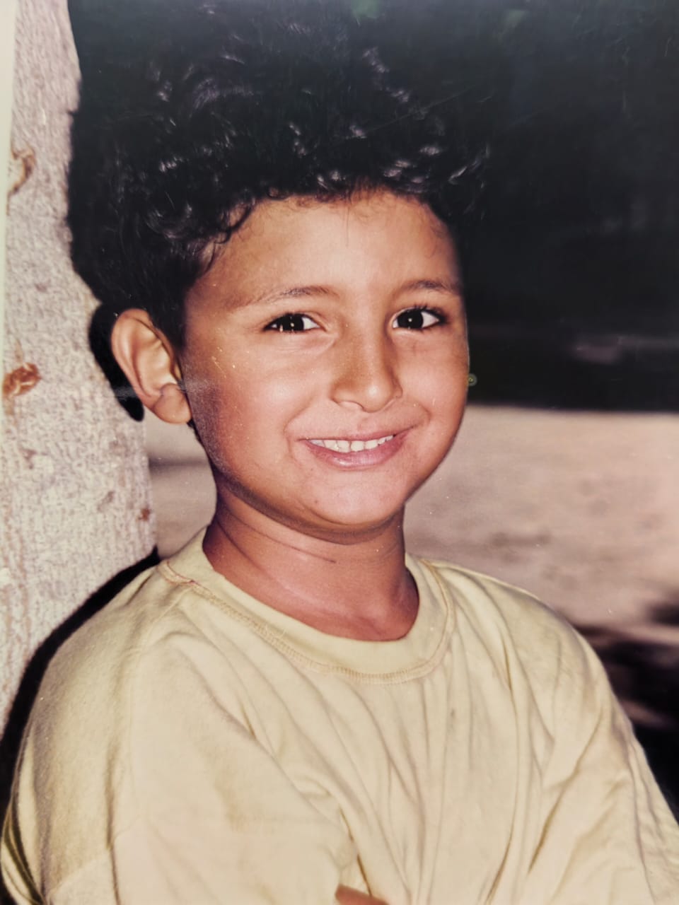 احمد نادر ابو الفتوح خلال طفولته