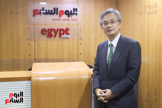 السفير اليابانى بالقاهرة فى اليوم السابع (32)