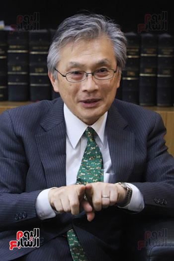 السفير اليابانى بالقاهرة فى اليوم السابع (21)