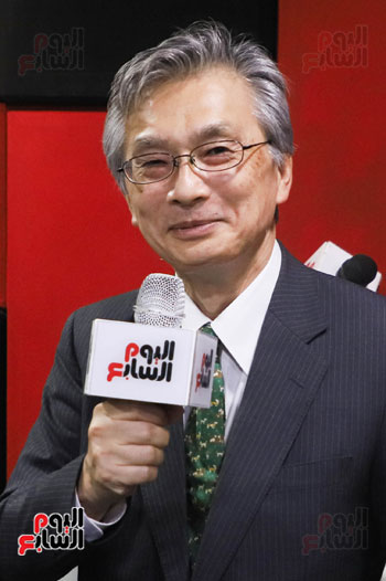 السفير اليابانى بالقاهرة فى اليوم السابع (57)