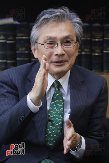 السفير اليابانى بالقاهرة فى اليوم السابع (18)