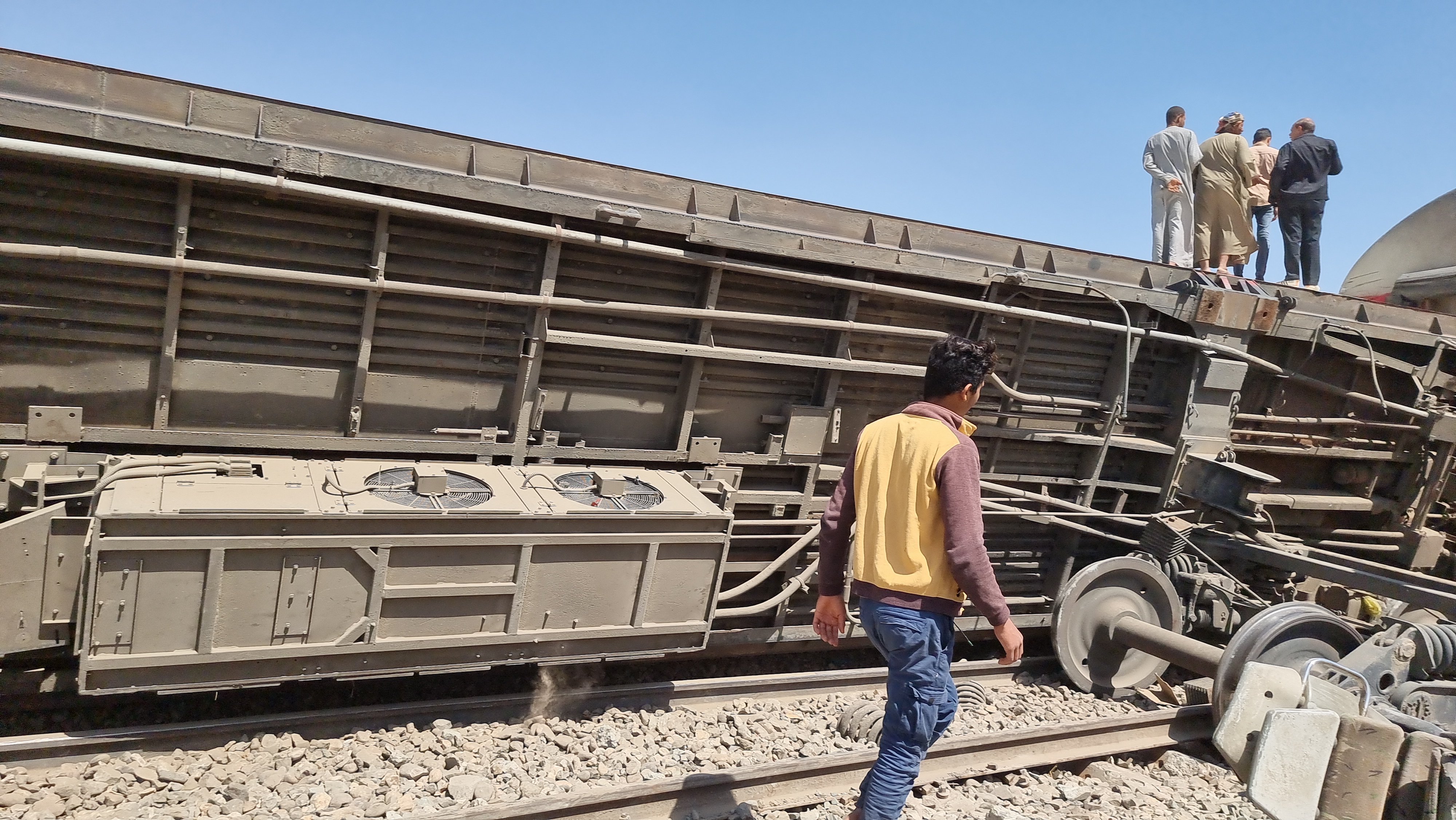 حادث قطارى طهطا بسوهاج (3)