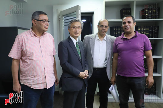 السفير اليابانى بالقاهرة فى اليوم السابع (54)