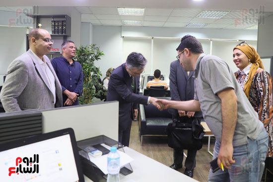 السفير اليابانى بالقاهرة فى اليوم السابع (42)