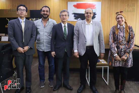 السفير اليابانى بالقاهرة فى اليوم السابع (29)