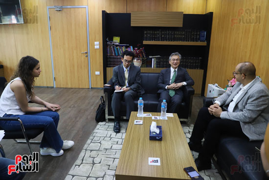 السفير اليابانى بالقاهرة فى اليوم السابع (4)