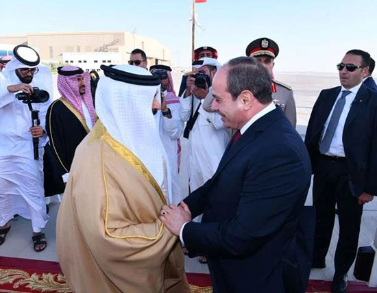 استقبال الرئيس السيسي في البحرين (9)