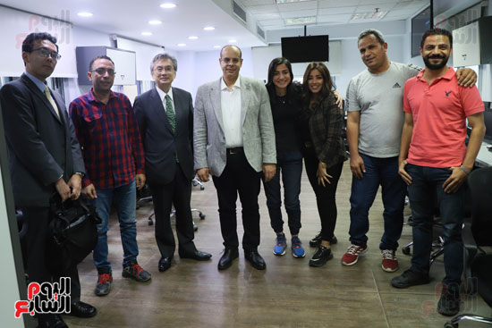 السفير اليابانى بالقاهرة فى اليوم السابع (36)