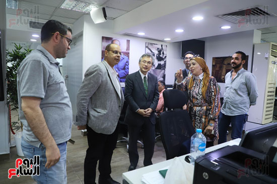 السفير اليابانى بالقاهرة فى اليوم السابع (40)