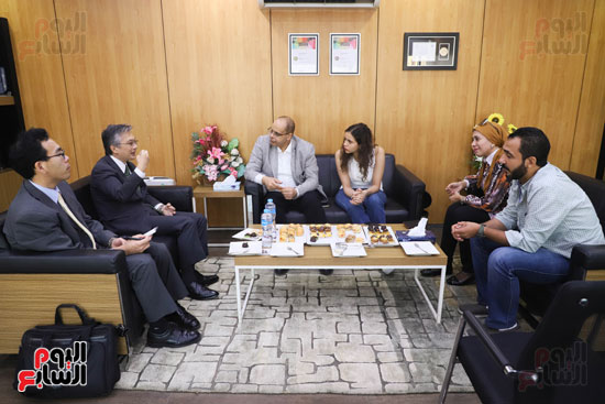 السفير اليابانى بالقاهرة فى اليوم السابع (26)