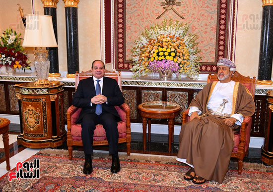 حاكم سلطنة عمان والرئيس السيسي