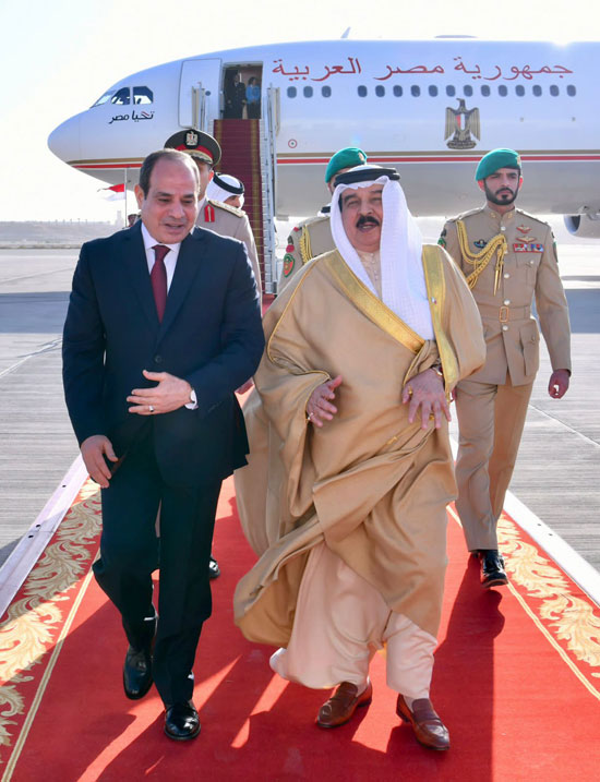 السيسى و ملك البحرين