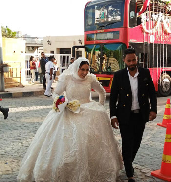 زفاف جماعى بقلعة قايتباى فى الإسكندرية (5)