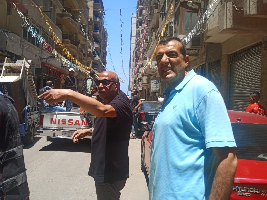 حملة مكبرة لإزالة الاشغالات شملت منطقة سوق الجمعة وعمود السوارى وبشايرالخير (3)