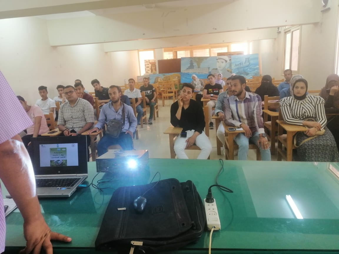 شباب كفر الشيخ تنظم اللقاءات التوعوية عن مبادرة رواد و رائدات التغير المناخي