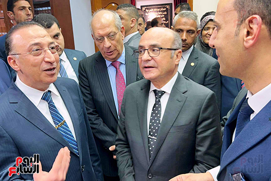 وزير العدل ومحافظ الإسكندرية يفتتحان متحف الحقانية بمحكمة الاستئناف (1)