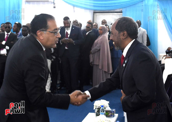 مصطفى مدبولى يشارك فى مراسم تنصيب رئيس الصومال (20)