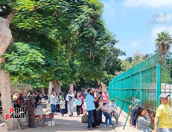 حديقة حيوان الاسكندرية فى رابع ايام العيد