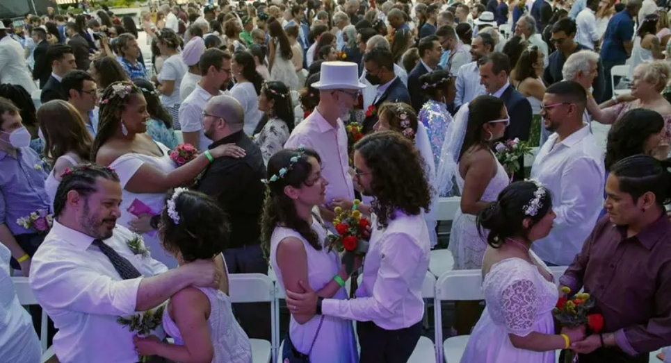 صورة من حفل الزفاف 