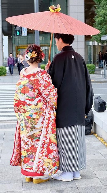 العروس في اليابان