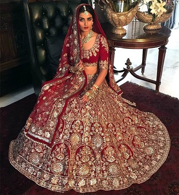 فستان زفاف هندي