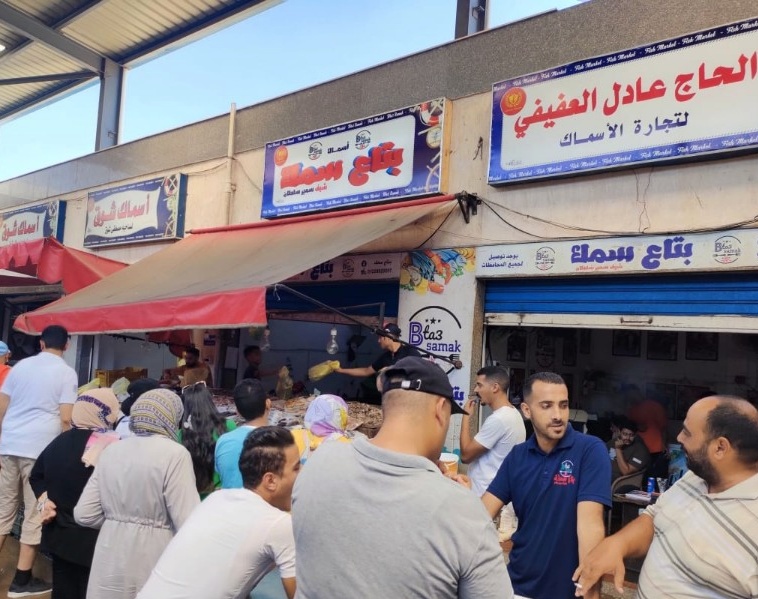 الزحام في سوق بورسعيد
