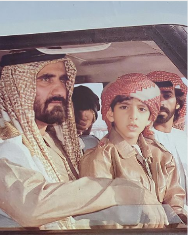 الشيخ محمد بن راشد وولده