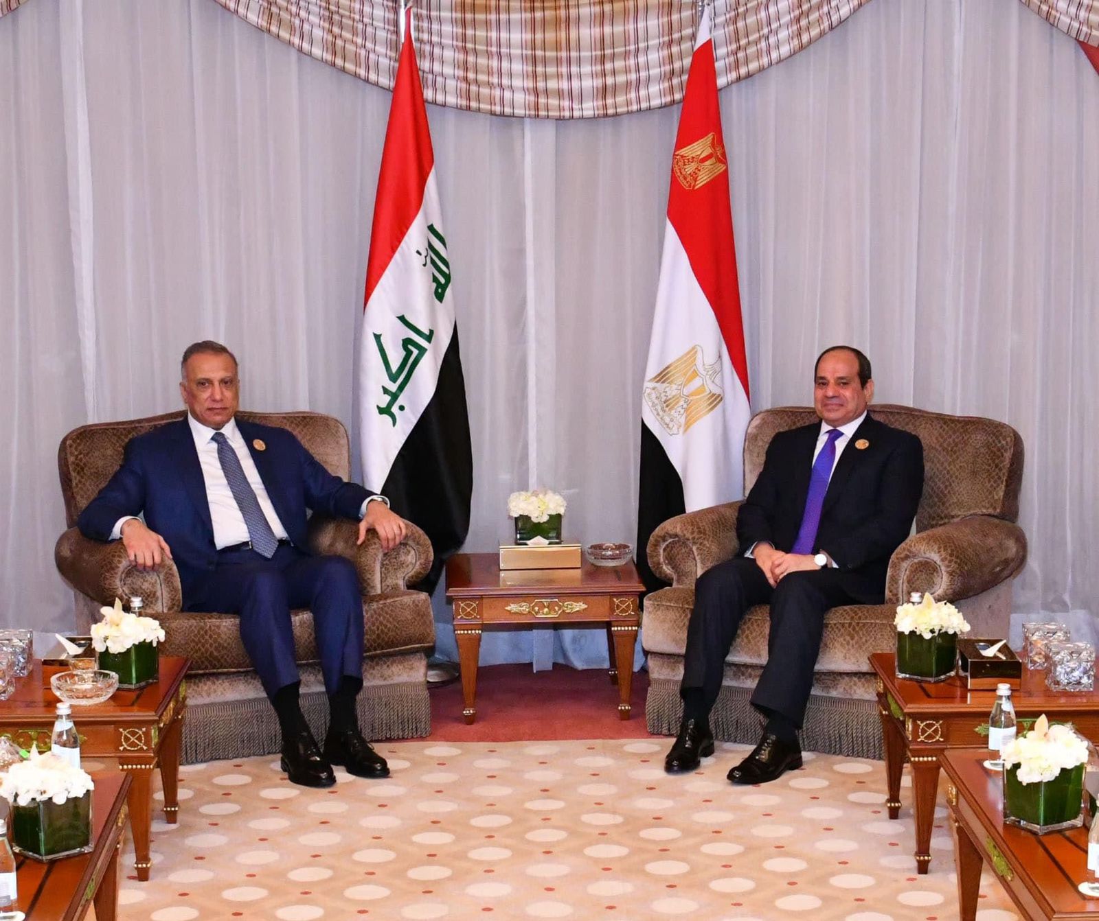 الرئيس السيسى ورئيس وزراء العراق