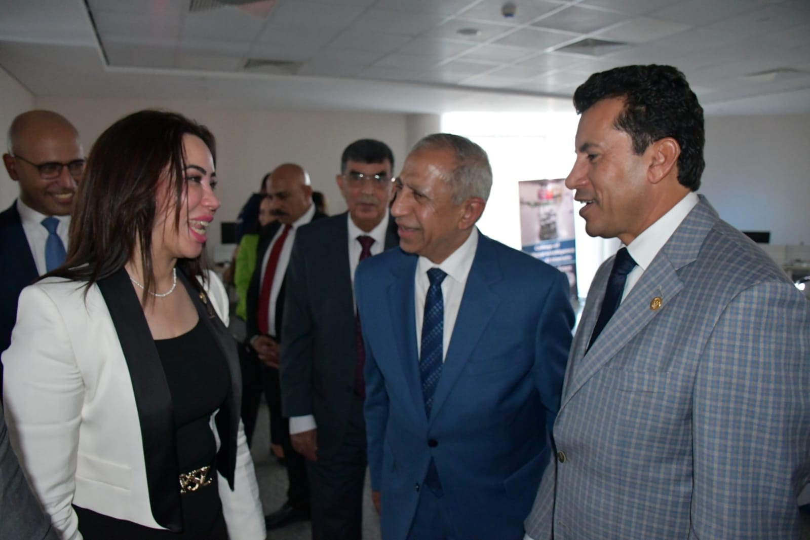 وزير الشباب والرياضة يتفقد مبنى الأكاديمية العربية بالعلمين الجديدة (7)