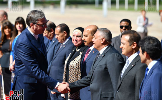 الرئيس عبد الفتاح السيسي و الرئيس الصربي ألكسندر فوتشيتش (3)
